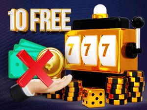 Banner of 10 Free Spins No Deposit Casino Bonus