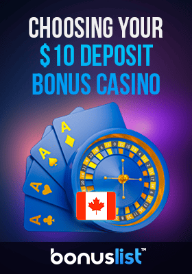 A blue roulette with some playing cards for 10 deposit bonuses vs other bonuses