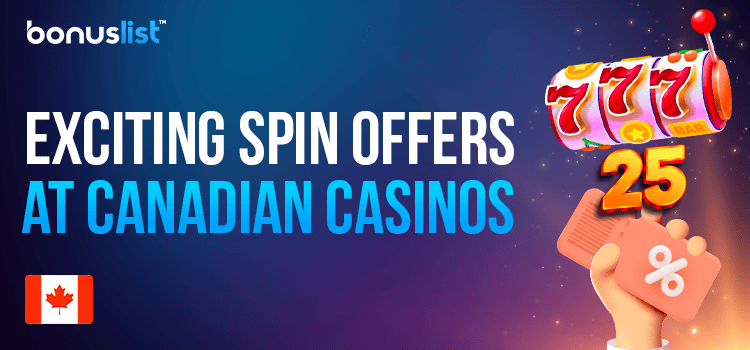 A hand is holding some coupons for exciting spin offers at Canadian casinos