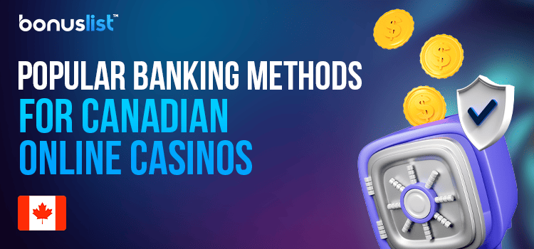 A Safe with a safety check with some gold coins for popular banking methods for Canadian online casinos
