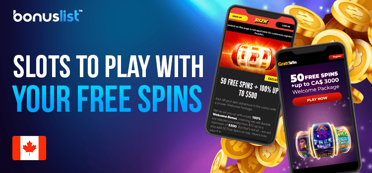 Different 50 free spins bonuses offers on mobile phones and some gold coins for different slots to play with free spins