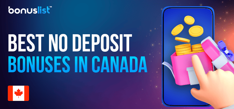A hand is selecting a gift box on a mobile for the best no deposit bonuses in Canada