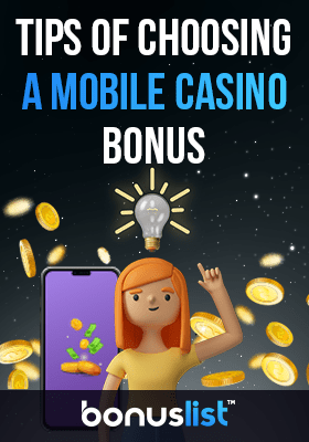 A person is raising a hand to know the tips for choosing a Canadian mobile casino bonus with no deposit
