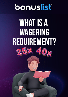 A person is trying to get the equation of wagering requirements with a book holding on his hand