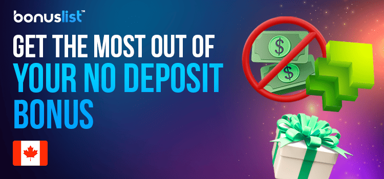 Cash with a NO sign and a gift box for getting the most out of your no deposit bonus