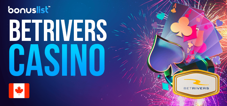 Some playing cards with a BetRivers Casino logo for the casino's overview and promotions
