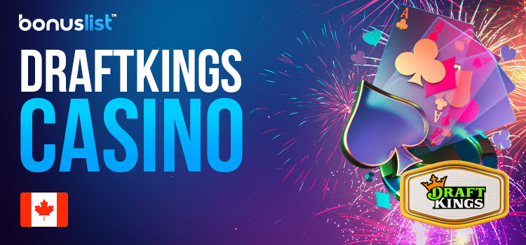 Some playing cards with a DraftKings Casino logo for the casino's overview and promotions
